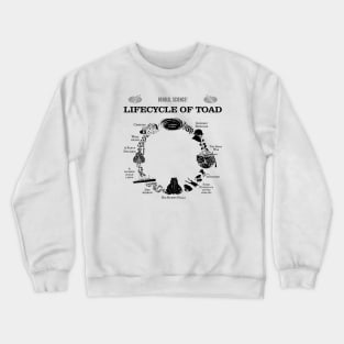 Life cycle of Toad Crewneck Sweatshirt